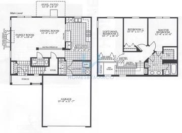 Photos of the Belle model in the Symphony Meadows subdivision in Volo, IL