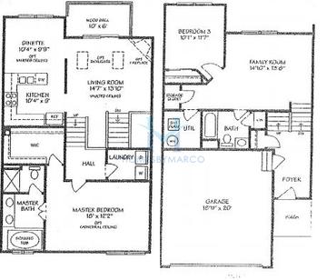Photos of the Doral model in the Abbey Ridge subdivision in McHenry, IL