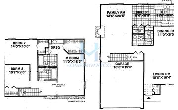 Photos of the Newberry model in the The Orchards subdivision in Lake Zurich, IL