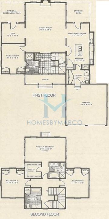 Photos of the Harrison model in the Prairie Crossing subdivision in Grayslake, IL