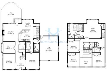 Photos of the Wellington model in the The Glen subdivision in Glenview, IL