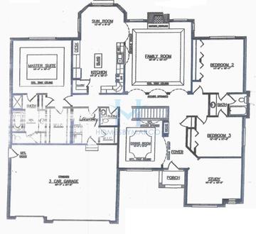 Photos of the Berkshire model in the Taylor Glen subdivision in New Lenox, IL