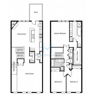 Photos of the Avalon model in the Old Towne subdivision in Schaumburg, IL