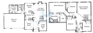 Photos of the Dover model in the Thornwood subdivision in South Elgin, IL
