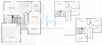 Photos of the Amhurst model in the Coventry Woods subdivision in Waukegan, IL