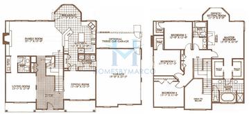 Photos of the Arlington model in the Tantara subdivision in Green Oaks, IL