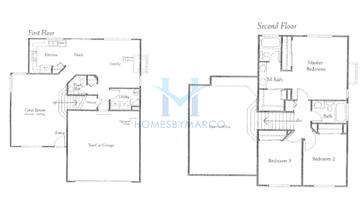 Photos of the Chantilly model in the Provence subdivision in Lake in the Hills, IL