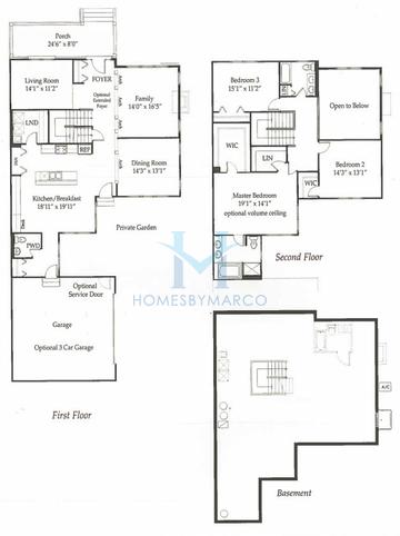 Photos of the Wellington model in the West Point Gardens subdivision in Elgin, IL