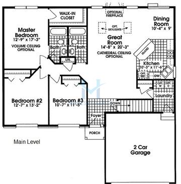 Photos of the Dorset model in the Shepherds Crossing subdivision in Zion, IL