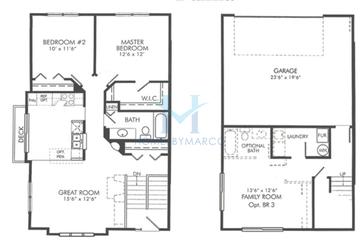Photos of the Dahlia model in the Timber Oaks subdivision in Joliet, IL