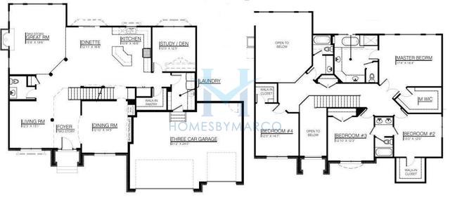 Photos of the Jonathan I model in the Kinloch subdivision in Naperville, IL
