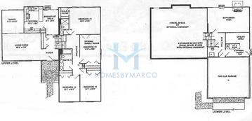 Photos of the Essex model in the Highland Point subdivision in Buffalo Grove, IL