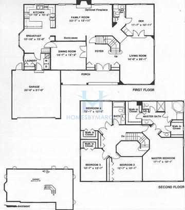Photos of the Broadmoor model in the Woodlands of Fiore subdivision in Buffalo Grove, IL