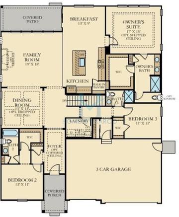 Photos of the Matisse model in the Talamore subdivision in Huntley, IL