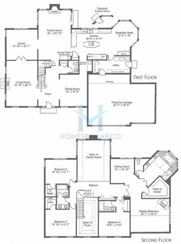 Photos of the Chesterfield model in the Lakeview subdivision in Barrington, IL