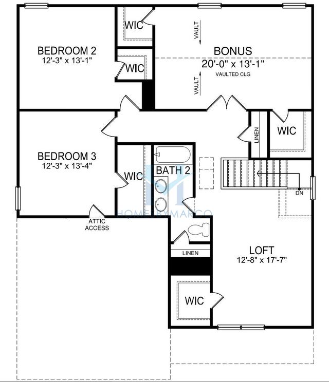 Winston model in Belmeade Crossing, Charlotte, NC, built by D.R. Horton