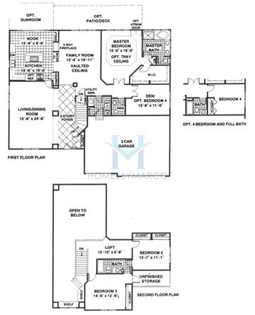 Photos of the Glen Eagle model in the Greggs Landing subdivision in Vernon Hills, IL