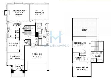 Photos of the Arbor model in the Cedar Hill subdivision in Woodridge, IL