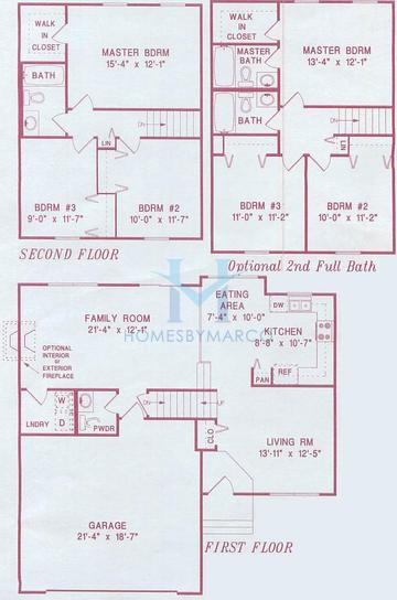 Photos of the Split Level model in the Willow Ridge subdivision in Round Lake Beach, IL