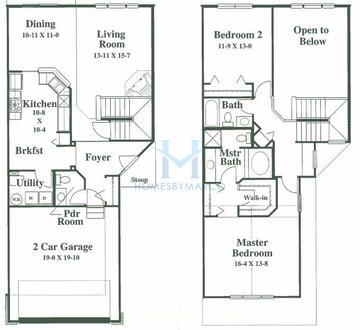 Photos of the Medinah model in the Fairway View subdivision in North Aurora, IL