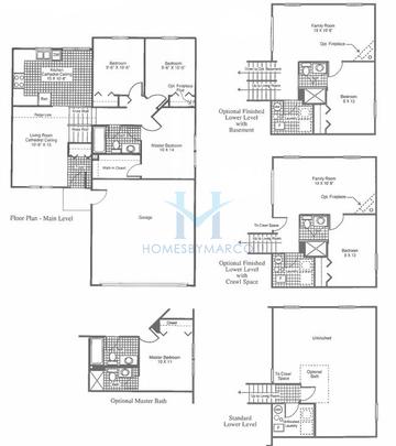 Photos of the Chestnut model in the Deer Point Trails subdivision in Hainesville, IL