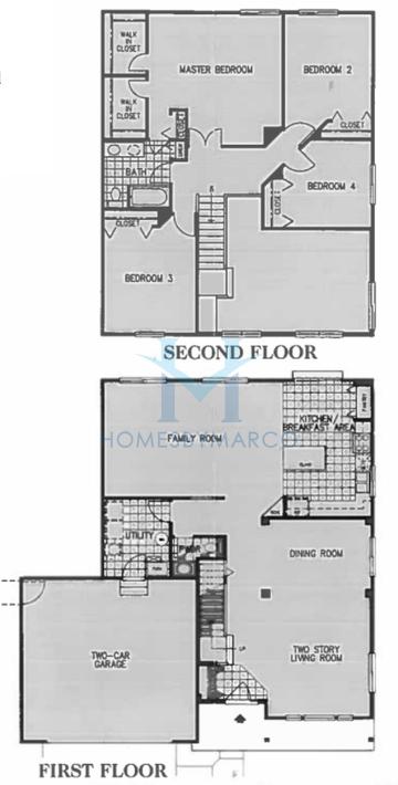 Photos of the Redford model in the Concord Oaks subdivision in Gurnee, IL