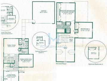 Photos of the Bainbridge model in the Country Lane subdivision in Waukegan, IL