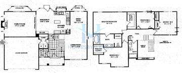 Photos of the Weston model in the Bartlett Pointe subdivision in Bartlett, IL