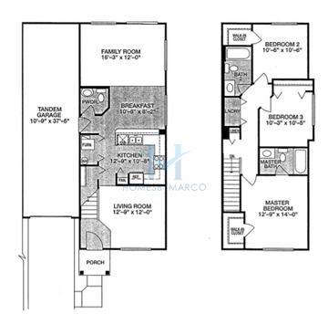 Photos of the Wilshire model in the Summerfield subdivision in Minooka, IL
