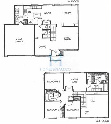 Photos of the Hialeah model in the Bridlewood subdivision in Gurnee, IL