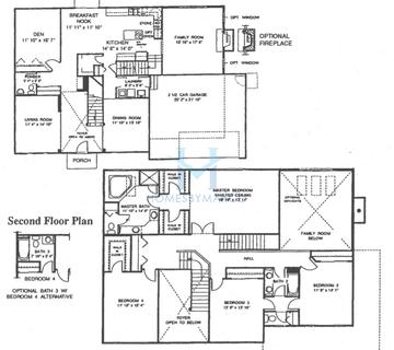 Photos of the Plantation model in the Boulder Ridge Greens subdivision in Lake in the Hills, IL