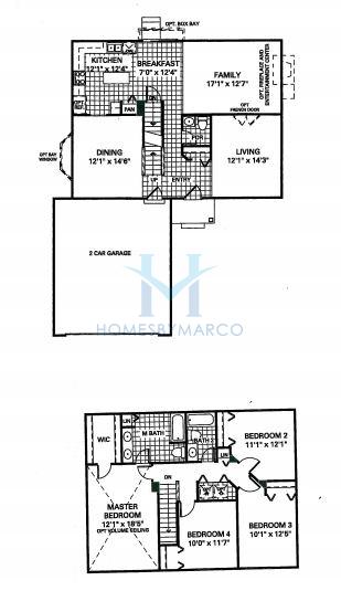 Photos of the Graham model in the Lakewood Streams subdivision in Streamwood, IL