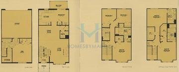Photos of the Acadia model in the Port Clinton Place subdivision in Vernon Hills, IL