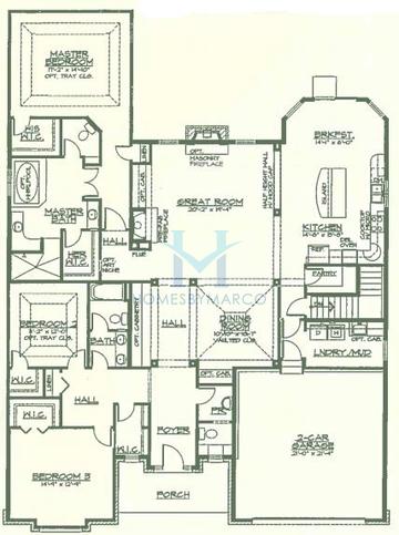Photos of the Hamilton model in the Astoria Place subdivision in Arlington Heights, IL
