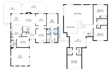 Photos of the Columbia model in the Academy Woods subdivision in Lake Forest, IL