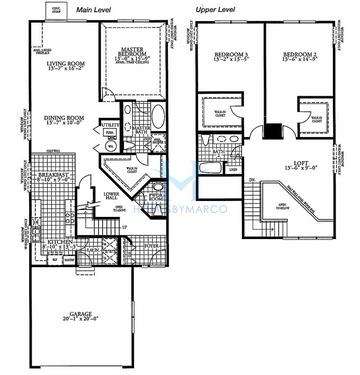 Photos of the Oregon model in the Waters Edge subdivision in Grayslake, IL