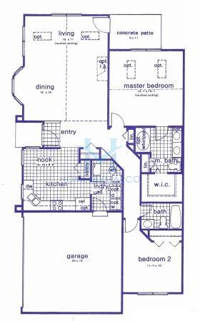 Photos of the Heron model in the Waterford Oaks subdivision in North Aurora, IL