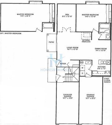 Photos of the Arabian model in the Polo Run subdivision in Wheeling, IL