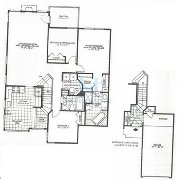 Photos of the Fairfax model in the Old Farm Village subdivision in Buffalo Grove, IL