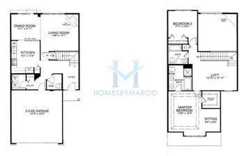 Photos of the Adams model in the Herons Landing subdivision in Bartlett, IL