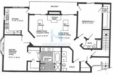 Photos of the Bristol model in the Brookdale Manor subdivision in Naperville, IL
