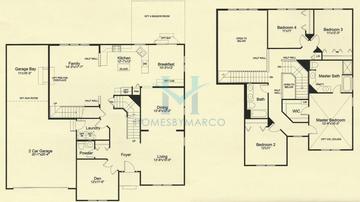 Photos of the Kensington model in the Windsor West subdivision in Sugar Grove, IL