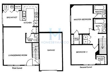 Photos of the Barcelona model in the Lakewood Valley subdivision in Aurora, IL