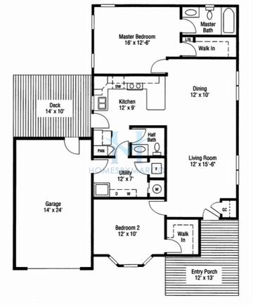 Photos of the Belmont model in the Saddlebrook Farms subdivision in Grayslake, IL