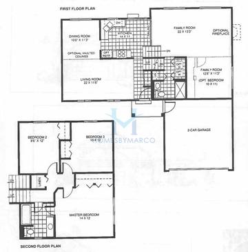 Photos of the Edwards model in the Deer Point Trails subdivision in Hainesville, IL