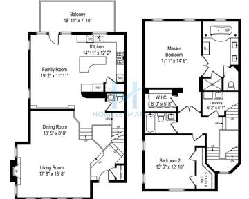 Photos of the Astoria model in the The Glen subdivision in Glenview, IL