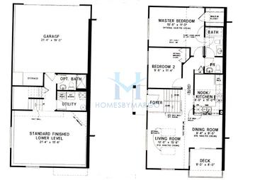 Photos of the Alexander model in the Coves of Harbor Springs subdivision in Aurora, IL