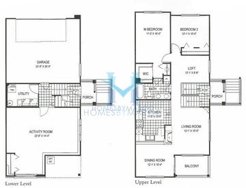 Photos of the Claridge model in the Concord Village subdivision in Lake Zurich, IL