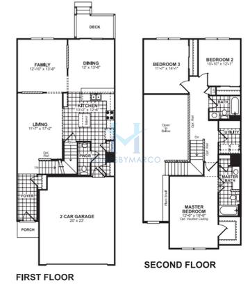Photos of the Acadia model in the Patriot Place subdivision in Bolingbrook, IL