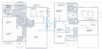 Photos of the Camden model in the Meadowbrook subdivision in Lake in the Hills, IL